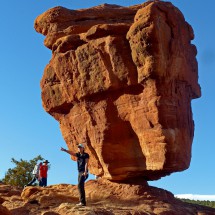 Balanced Rock - 700 tons weight!